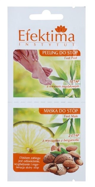 Efektima Institut peeling és maszk lábakra  2 x 7 ml
