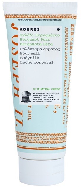Korres Bergamot Pear hidratáló testápoló tej  200 ml