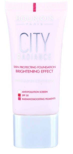 Bourjois City Radiance védő make-up SPF 30 árnyalat 03 Light Beige 30 ml