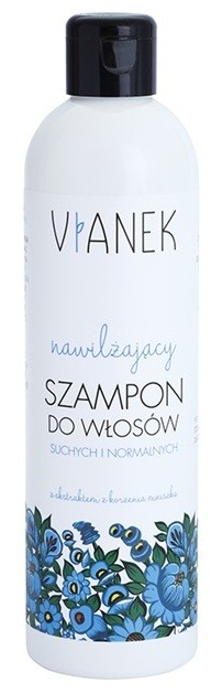 Vianek Moisturising Sampon száraz és normál hajra hidratáló hatással gyermekláncfű gyökér kivonattal  300 ml