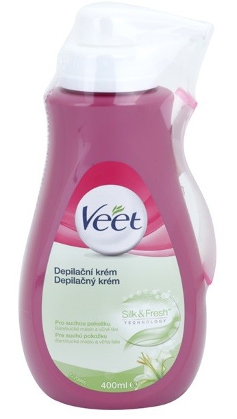 Veet Depilatory Cream Hidratáló krém Szőrtelenítő száraz bőrre  400 ml