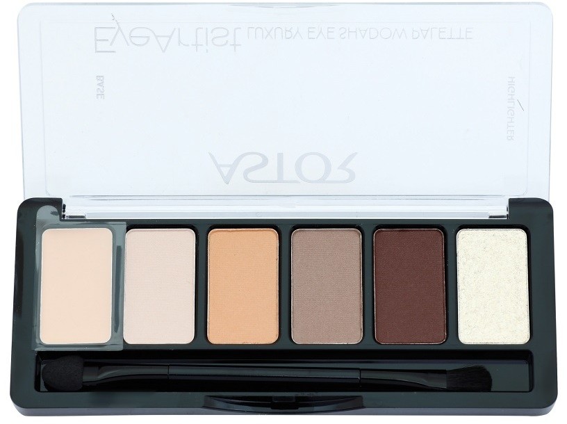 Astor Eye Artist szemhéjfesték paletták applikátorral árnyalat 100 Cosy Nude 5,6 g