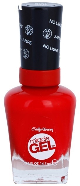 Sally Hansen Miracle Gel™ géles körömlakk UV/LED lámpa használata nélkül árnyalat 470 Red Eye 14,7 ml