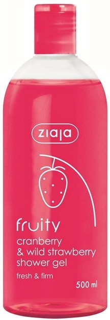 Ziaja Fruity Cranberry & Wild Strawberry hidratáló tusoló gél  500 ml