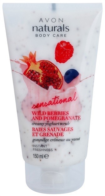 Avon Naturals Body Care Sensational krémes peeling testre  150 ml