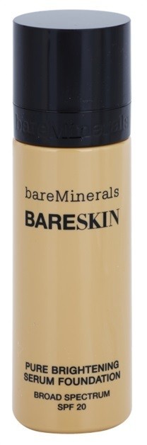 BareMinerals bareSkin® bőrvilágosító alapozó szérum SPF 20 árnyalat Bare Buff 10 30 ml