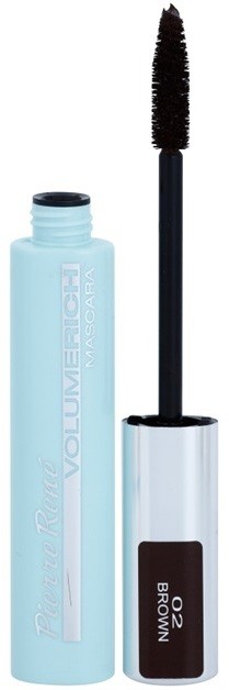 Pierre René Eyes Mascara szempillaspirál a dúsabb pillákért árnyalat 02 Brown 10 ml