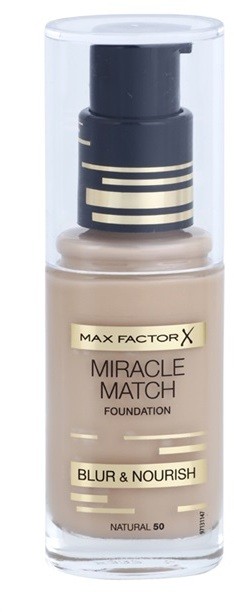 Max Factor Miracle Match folyékony make-up hidratáló hatással árnyalat 50 Natural 30 ml