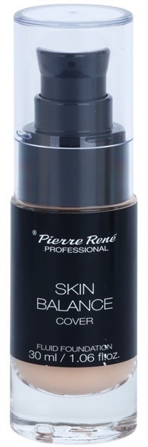 Pierre René Face Skin Balance vízzel lemosható make-up folyadék a hosszan tartó hatásért árnyalat 21 Porcelain 30 ml