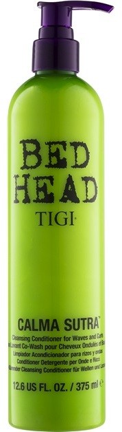 TIGI Bed Head Calma Sutra tisztító és hidratáló kondicionáló hullámos és göndör hajra  375 ml