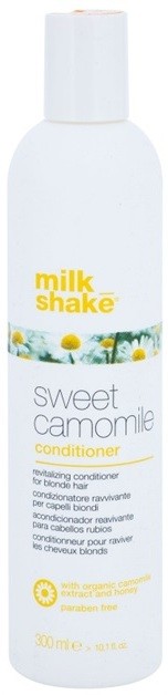 Milk Shake Sweet Camomile tápláló kondícionáló szőke hajra parabénmentes  300 ml