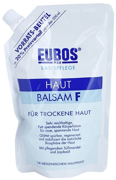 Eubos Basic Skin Care F testbalzsam száraz bőrre utántöltő  400 ml