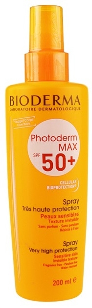 Bioderma Photoderm Max parfümmentes napozó spray SPF 50+  200 ml