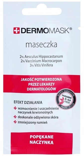 L'biotica DermoMask arcmaszk a kitágult erekre és a visszérre  10 ml