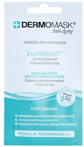 L'biotica DermoMask Anti-Aging arcmaszk a pigment foltok ellen  12 ml