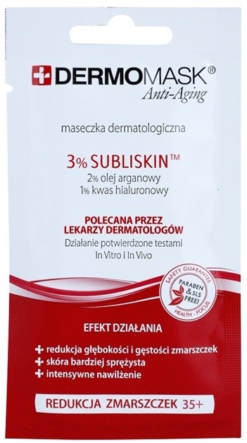 L'biotica DermoMask Anti-Aging Ránctalanító arc maszk 35+  12 ml