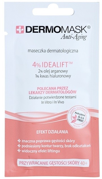 L'biotica DermoMask Anti-Aging Re-Plumping maszk 40+  12 ml