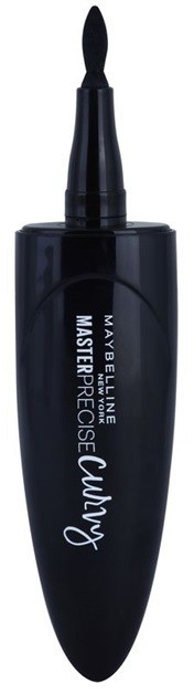 Maybelline Master Precise Curvy szemceruza toll kivitelezésben árnyalat 01 Black 0,5 g