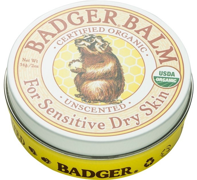 Badger Balm balzsam a kezekre az érzékeny bőrre parfümmentes  56 g