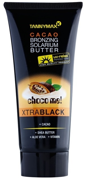 Tannymaxx Choco Me! XtraBlack szoláriumos napozó vaj bronzosítóval  100 ml
