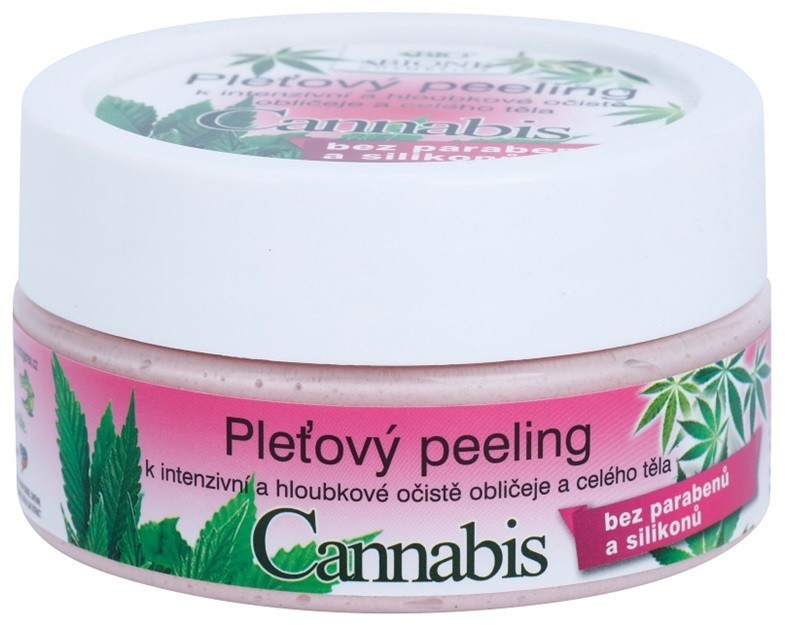 Bione Cosmetics Cannabis arcpeeling arcra és testre  200 g