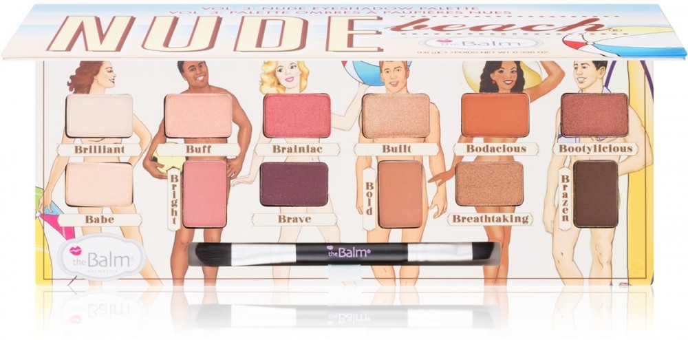 theBalm Nude Beach szemhéjfesték paletták  9,6 g