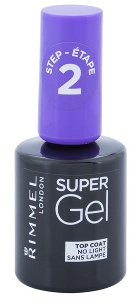 Rimmel Super Gel Step 2 fedő és védő magas fényű körömlakk  12 ml