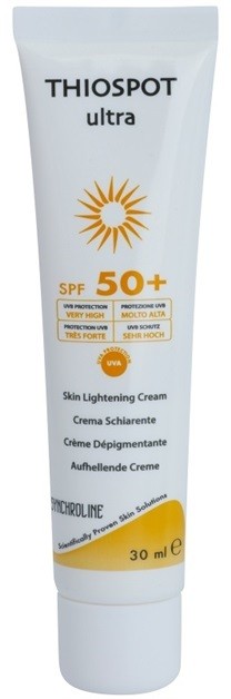 Synchroline Thiospot Ultra élénkítő krém hiperpigmentációs bőrre SPF 50+  30 ml