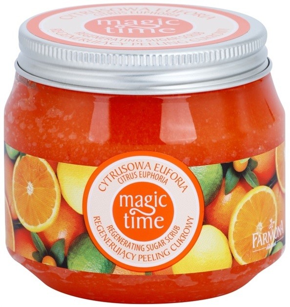 Farmona Magic Time Citrus Euphoria testradír cukorral a bőr regenerálódásáért  300 g
