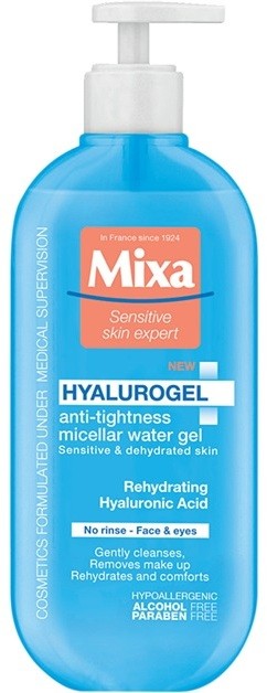 MIXA Hyalurogel micelláris gél az érzékeny, nagyon száraz bőrre  200 ml