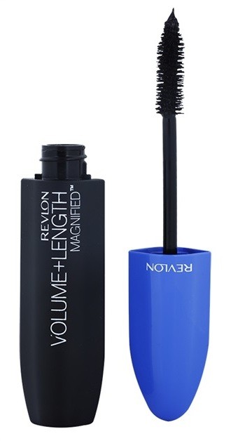 Revlon Cosmetics Volume + Length Magnified™ dúsító és göndörítő szempillaspirál árnyalat 301 Blackest Black 8,5 ml