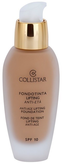 Collistar Foundation Anti-Age Lifting make-up liftinges hatással SPF 10 árnyalat 5 Cannella 30 ml