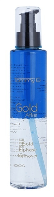 Tommy G Gold Affair két fázisú vízálló sminkeltávolító érzékeny szemre  200 ml