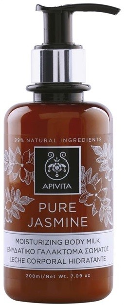 Apivita Pure Jasmine hidratáló testápoló tej  200 ml