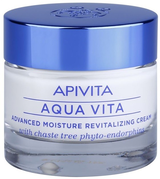 Apivita Aqua Vita intenzív hidratáló és revitalizáló krém normál és száraz bőrre  50 ml