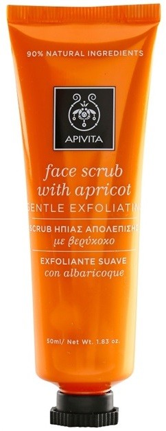 Apivita Express Beauty Apricot gyengéd bőrradír  50 ml