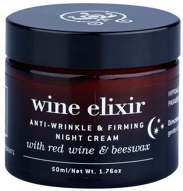 Apivita Wine Elixir Red Wine & Beeswax éjszakai feszesítő és ránctalanító krém  50 ml