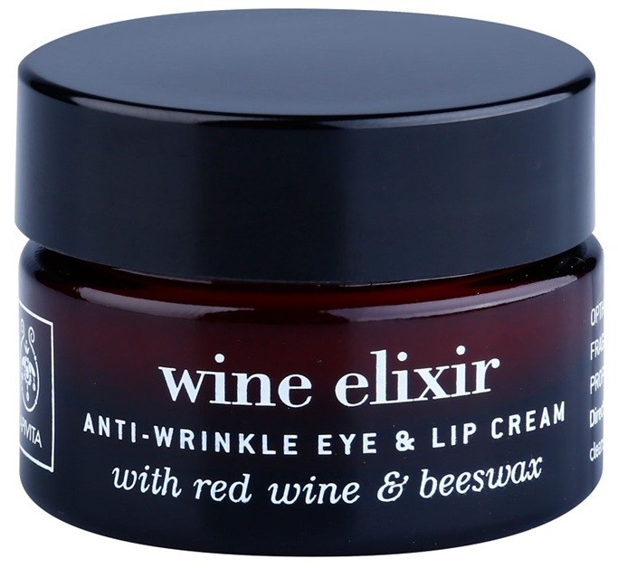 Apivita Wine Elixir Red Wine & Beeswax krém a szem és a száj ráncaira  15 ml