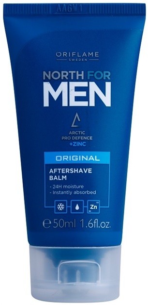 Oriflame North For Men borotválkozás utáni balzsam cinkkel  50 ml