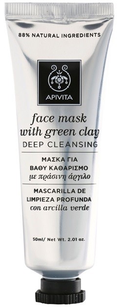 Apivita Express Beauty Green Clay mélytisztító arcmaszk  50 ml