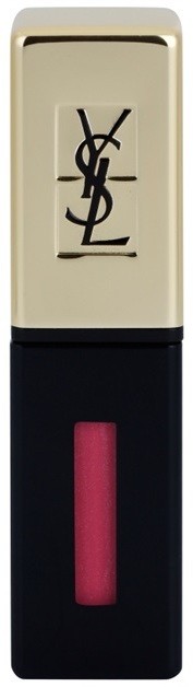 Yves Saint Laurent Vernis À Lèvres hosszan tartó rúzs és ajakfény 2 az 1-ben árnyalat 15 Rose Vinyl  6 ml