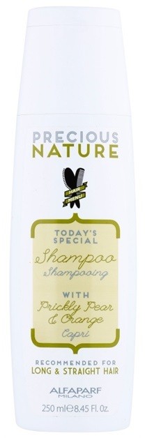 Alfaparf Milano Precious Nature Prickly Pear & Orange kisimító sampon hajra  200 ml