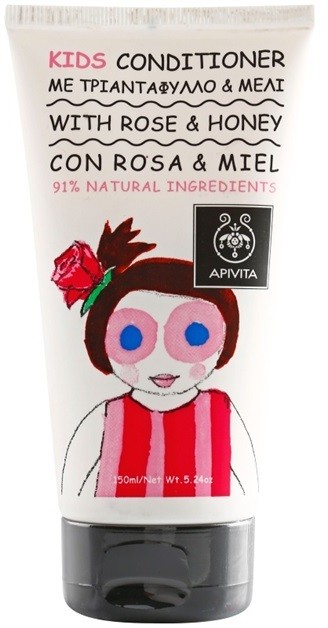 Apivita Kids Rose & Honey hajkondicionáló gyermekeknek  150 ml