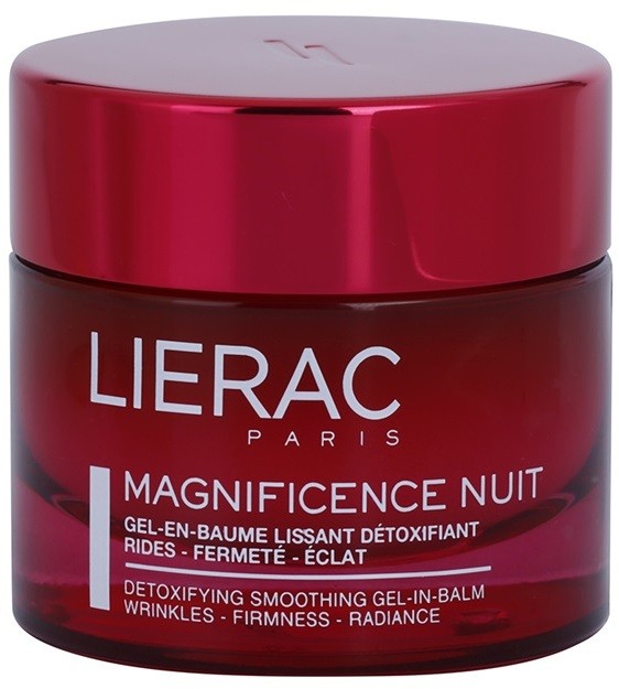 Lierac Magnificence éjszakai fertőtlenítő és bőrápoló géles balzsam  50 ml