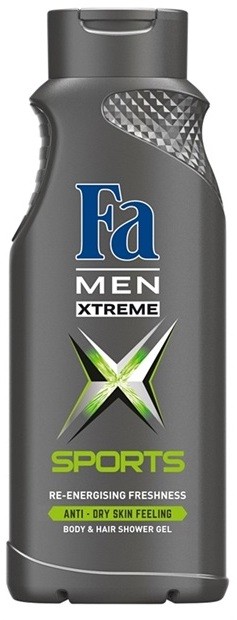 Fa Men Xtreme Sports tusfürdő gél testre és hajra  400 ml