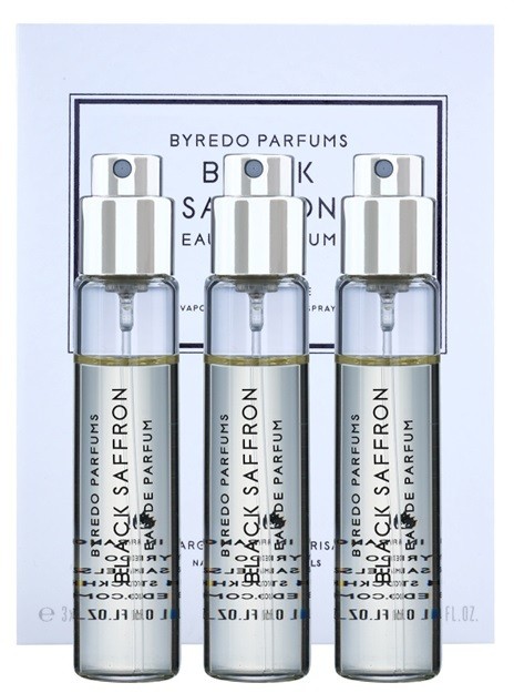 Byredo Black Saffron eau de parfum unisex 3 x 12 ml (3x utántöltő szórófejjel)
