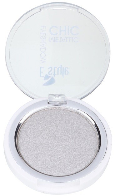 E style Metallic Chic metálszínű szemhéjfesték árnyalat 01 Moon 6 g