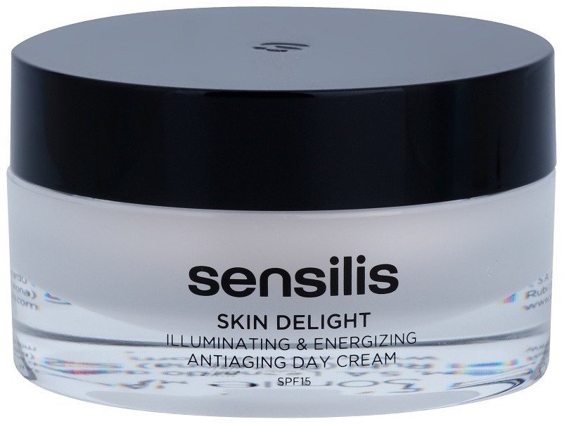 Sensilis Skin Delight ráncellenes krém a bőr ragyogásáért és vitalitásáért SPF 15  50 ml