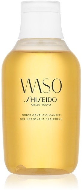 Shiseido Waso Quick Gentle Cleanser arctisztító és szemfestéklemosó gél alkoholmentes  150 ml