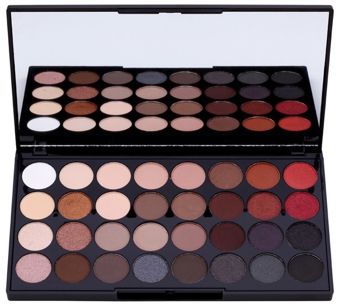 Makeup Revolution Flawless 2 szemhéjfesték paletták tükörrel  20 g